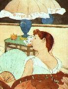 Mary Cassatt The Lamp Spain oil painting artist